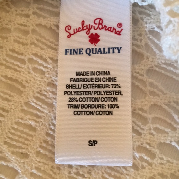 Lucky Brand Lace top - Picture 4 of 7